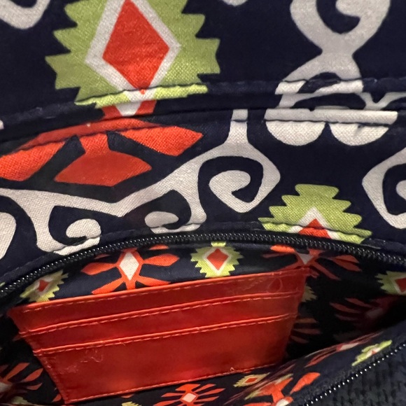 Vera Bradley SUN VALLEY boho Crossbody Organizer Shoulder Bag Purse casual - Picture 4 of 7